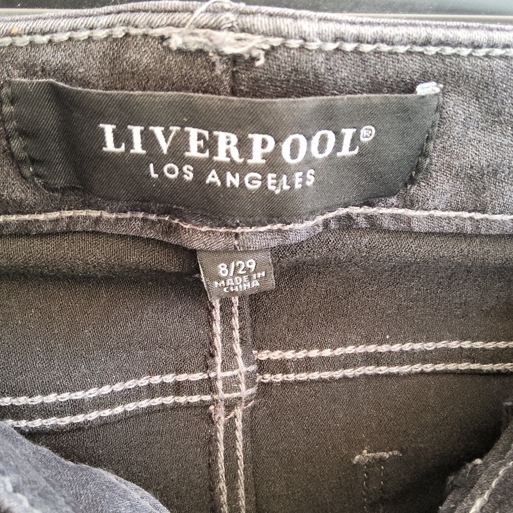 Liverpool Los Angeles Women's Dark Gray Jeans Size 8 - Picture 2 of 13